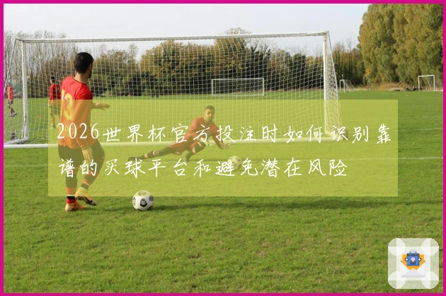 2026世界杯官方投注时如何识别靠谱的买球平台和避免潜在风险