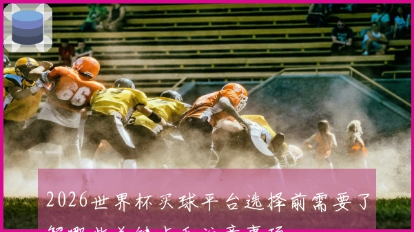 2026世界杯买球平台选择前需要了解哪些关键点和注意事项