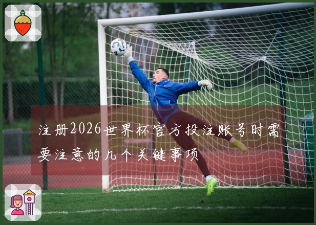 注册2026世界杯官方投注账号时需要注意的几个关键事项