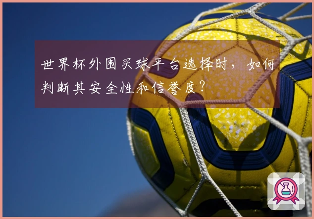 世界杯外围买球平台选择时，如何判断其安全性和信誉度？
